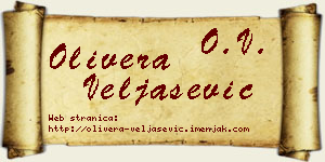 Olivera Veljašević vizit kartica